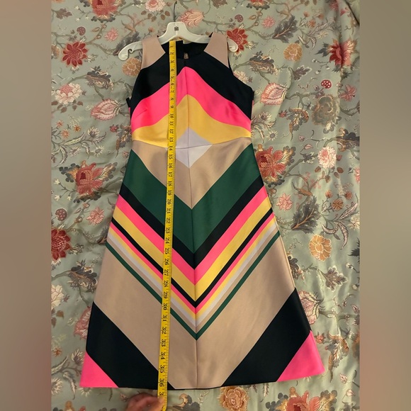 JCrew Collection Multicolor Fit and Flare Dress - Picture 9 of 9